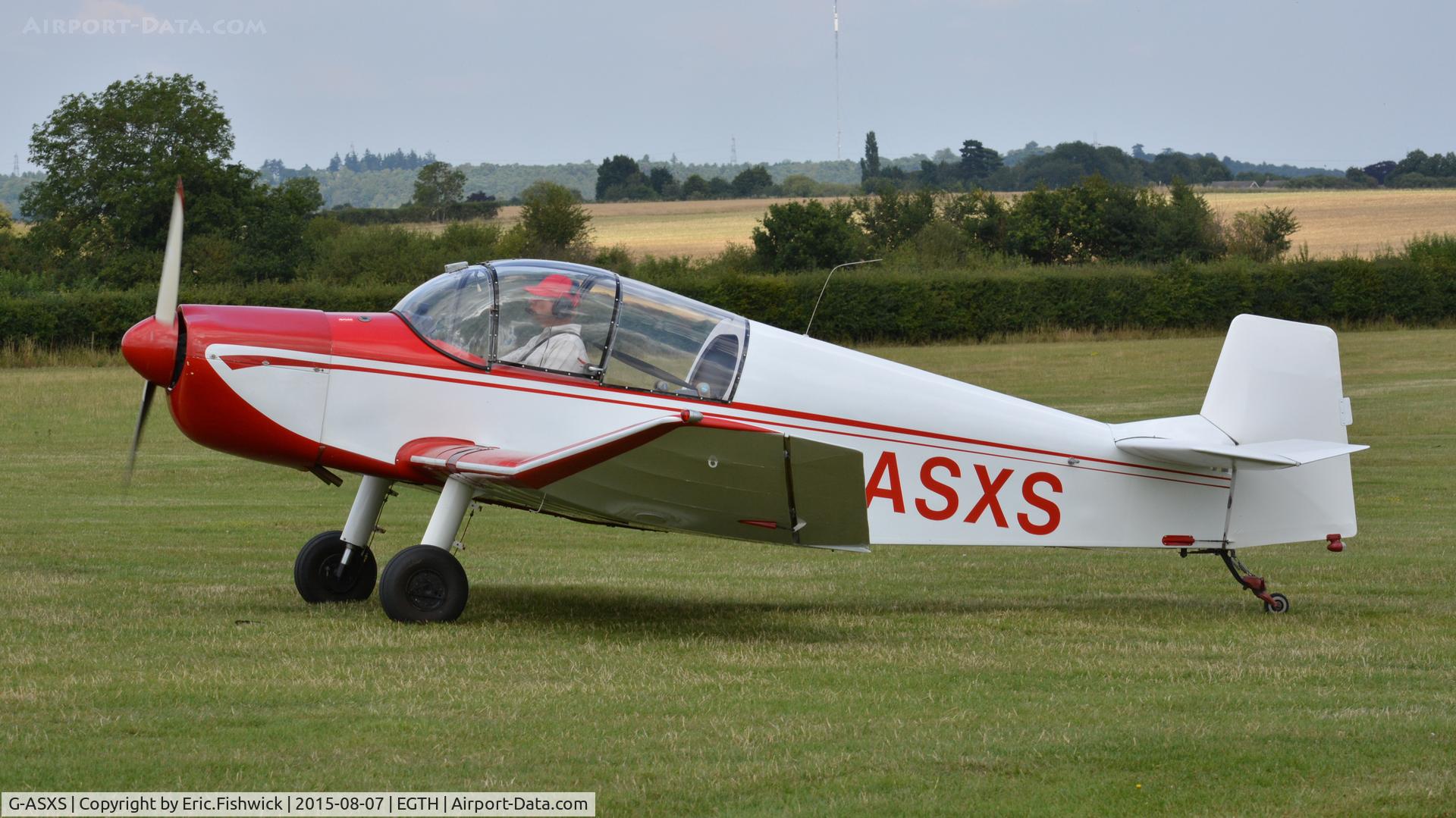 G-ASXS, 1960 SAN Jodel DR-1050 Ambassadeur C/N 133, 1. G-ASXS arriving at The Shuttleworth Collection.