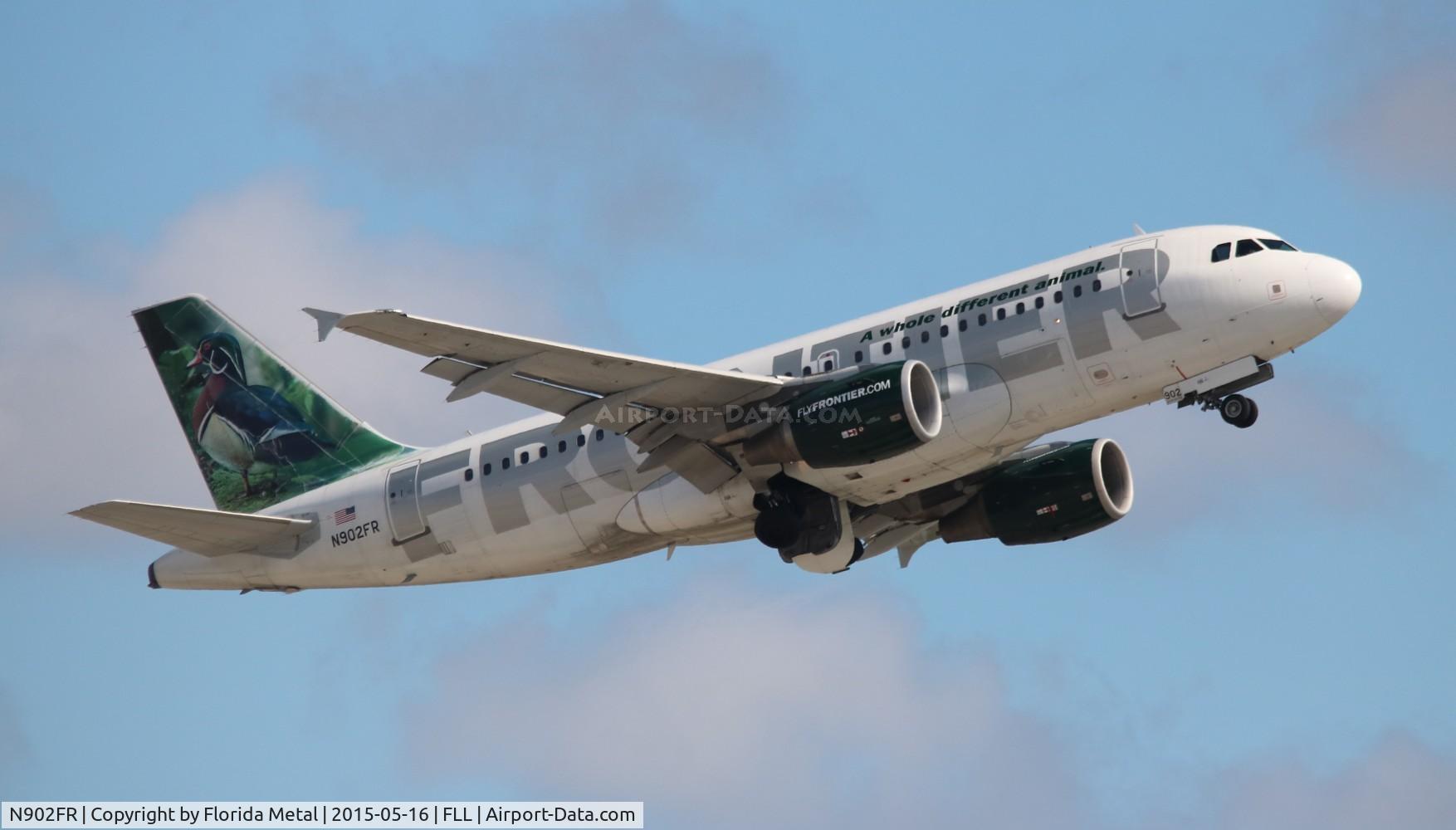 N902FR, 2001 Airbus A319-111 C/N 1515, Wood Duck
