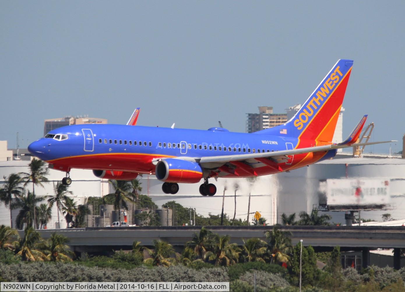 N902WN, 2007 Boeing 737-7H4 C/N 36615, Southwest