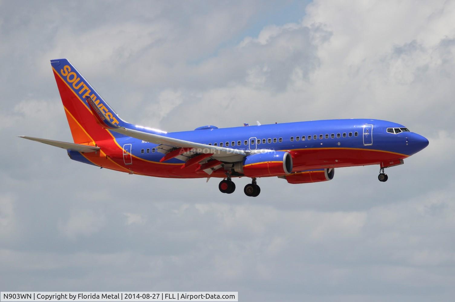 N903WN, 2007 Boeing 737-7H4 C/N 32457, Southwest
