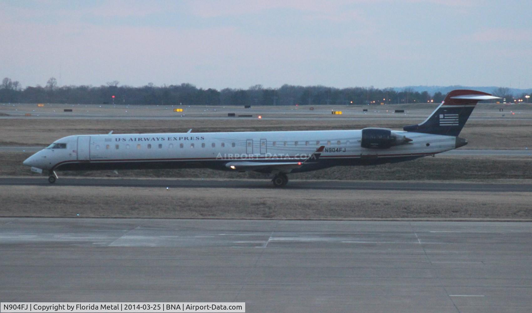 N904FJ, 2003 Bombardier CRJ-900ER (CL-600-2D24) C/N 15004, USAirways Express