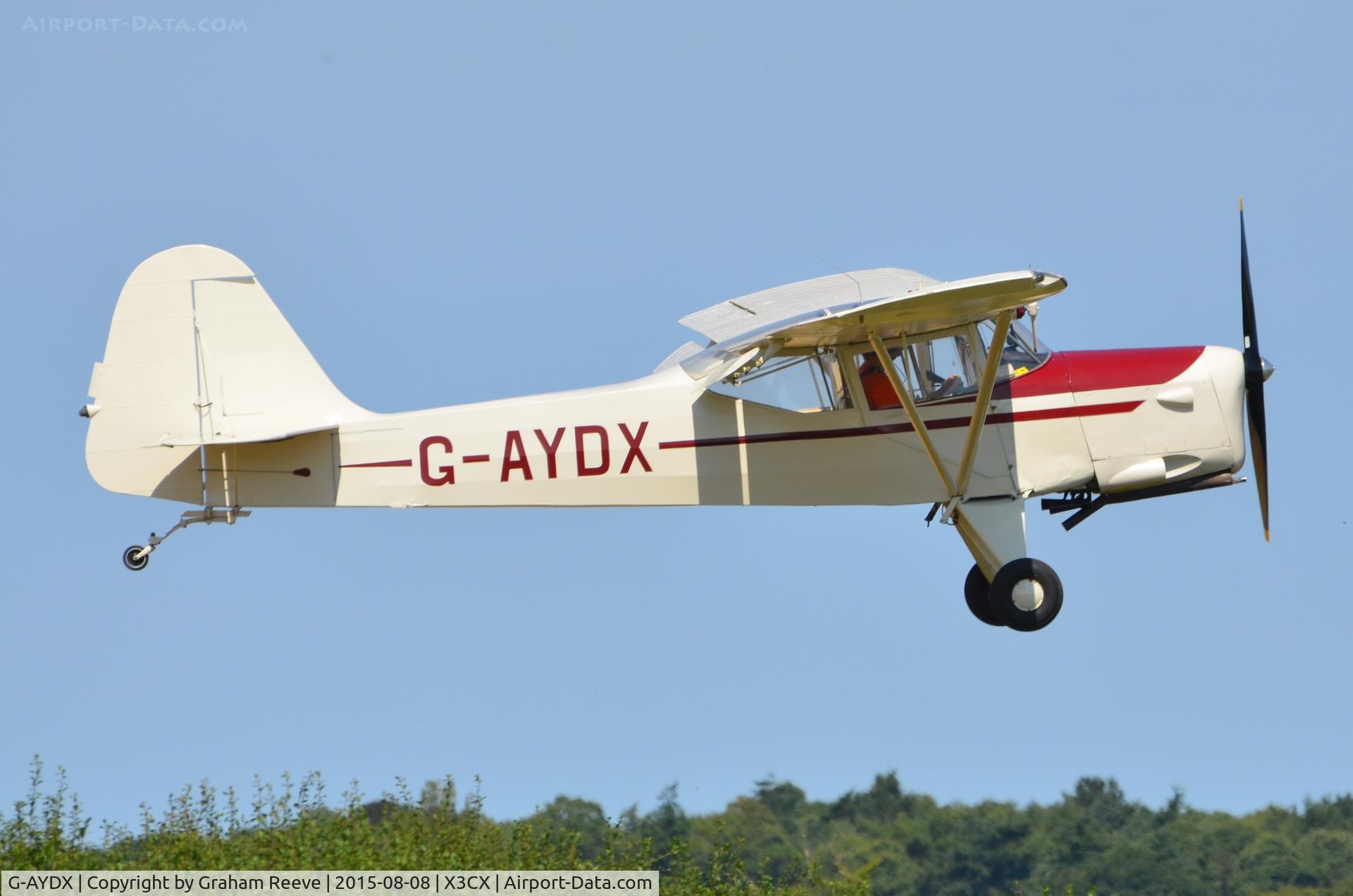 G-AYDX, 1968 Beagle A-61 Terrier 2 C/N B.647, Landing at Northrepps.