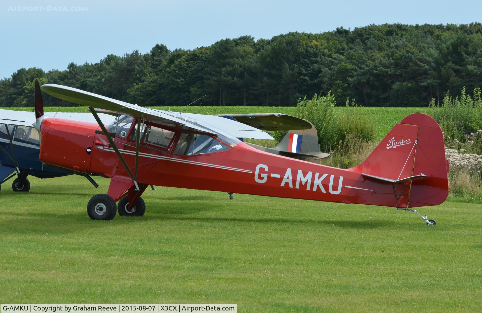 G-AMKU, 1951 Auster J-1B Aiglet C/N 2721, Parked at Northrepps.