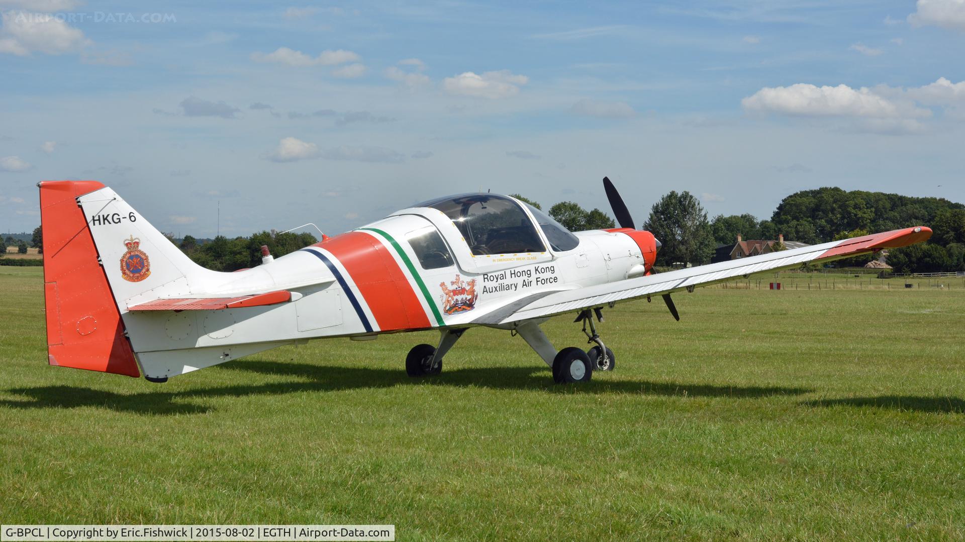G-BPCL, 1977 Scottish Aviation Bulldog Series 120 Model 128 C/N BH120/393, 2. G-BPCL at The Shuttleworth Wings and Wheels Airshow, Aug. 2015.
