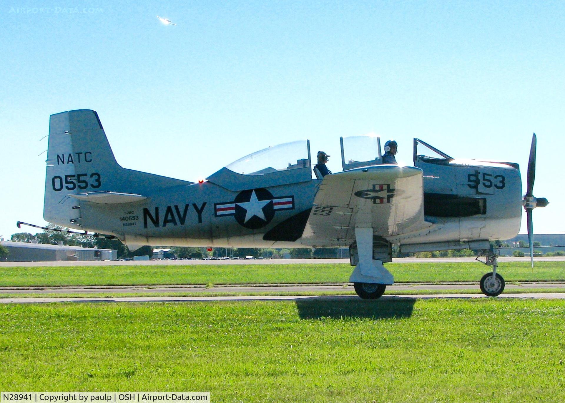 N28941, 1956 North American T-28C Trojan C/N 226-130 (140553), At AirVenture