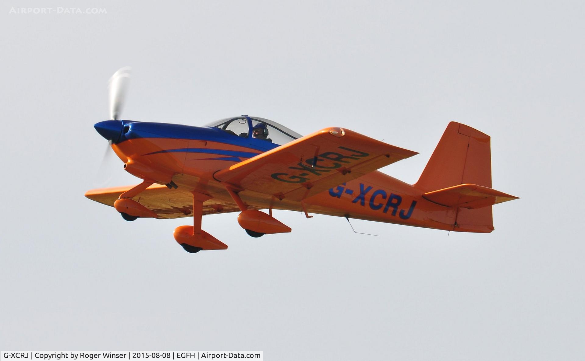 G-XCRJ, 2011 Vans RV-9A C/N PFA 320-14333, Visiting RV-9A departing Runway 22.