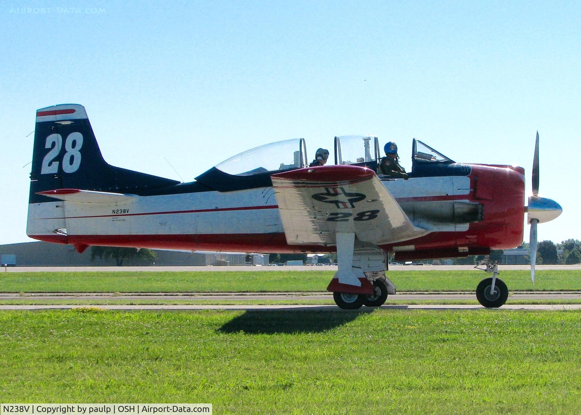 N238V, 1952 North American T-28B Trojan C/N 189-53 (52-1238), At AirVenture