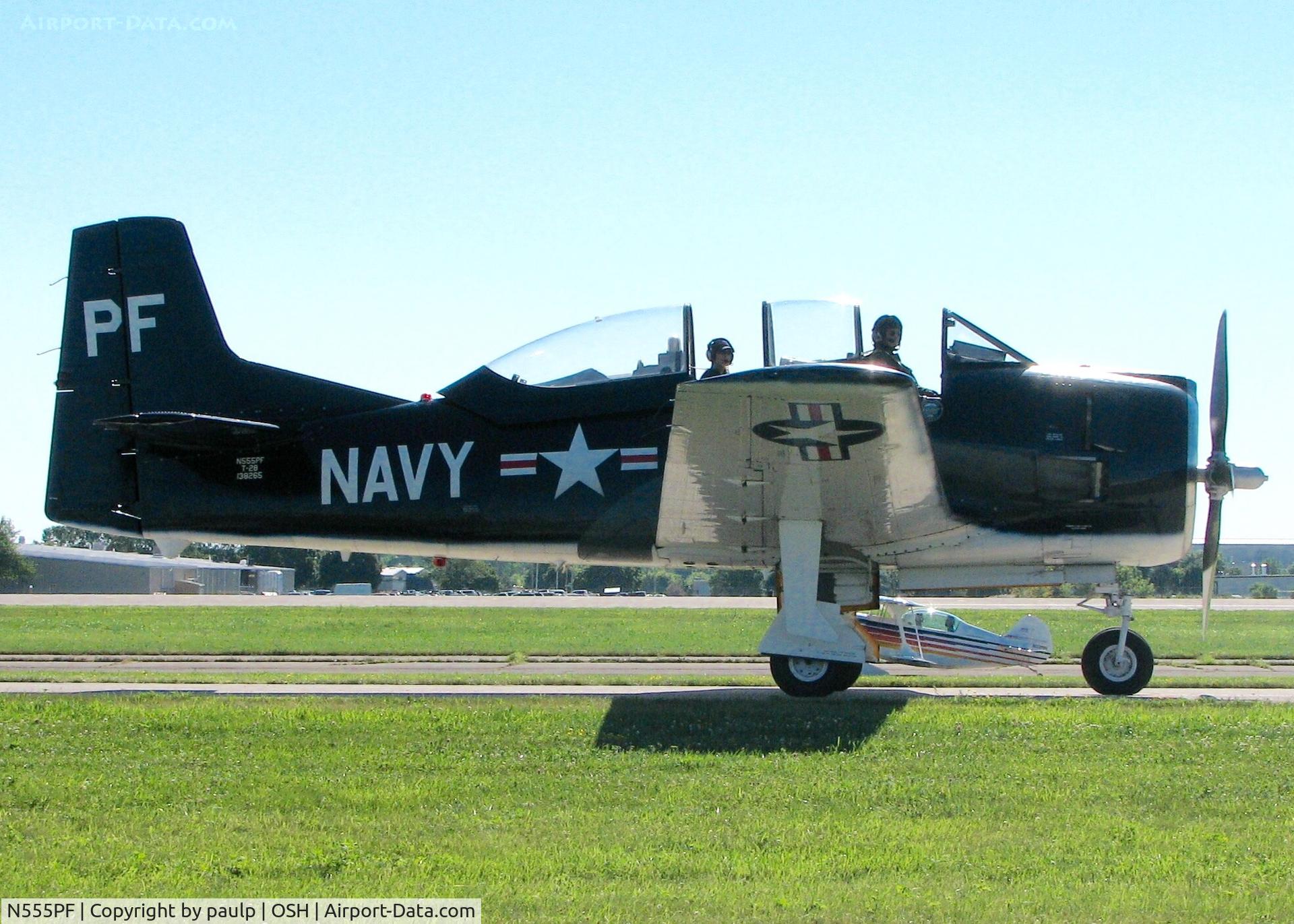 N555PF, 1954 North American T-28B Trojan C/N 200-336 (138265), At AirVenture