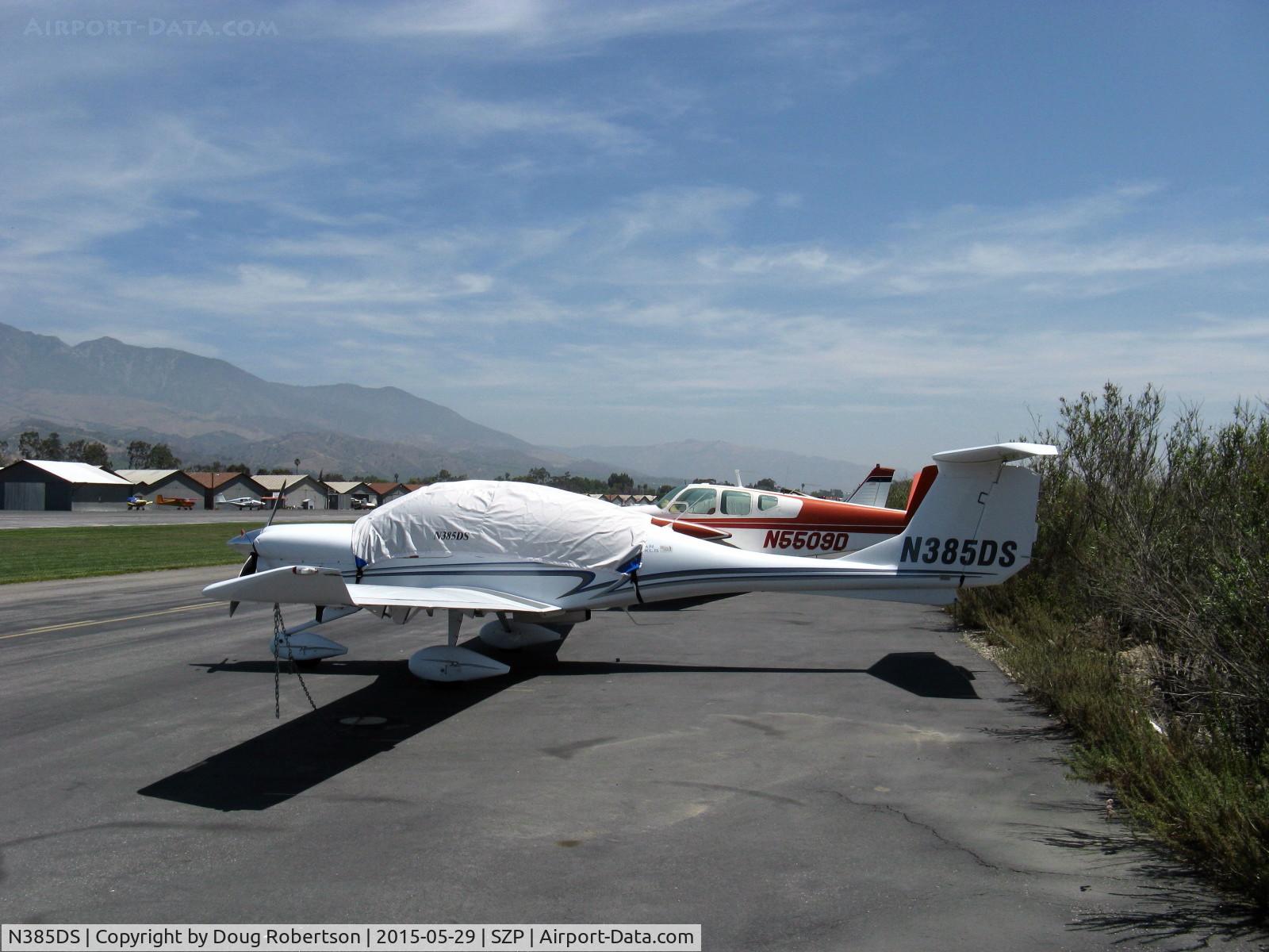 N385DS, Diamond DA-40 XLS Diamond Star C/N 40.1038, Diamond Aircraft Ind. DA40-XLS DIAMOND STAR, Lycoming IO-360-M1A 180 Hp, 'Platinum' version top of the line with many extras.