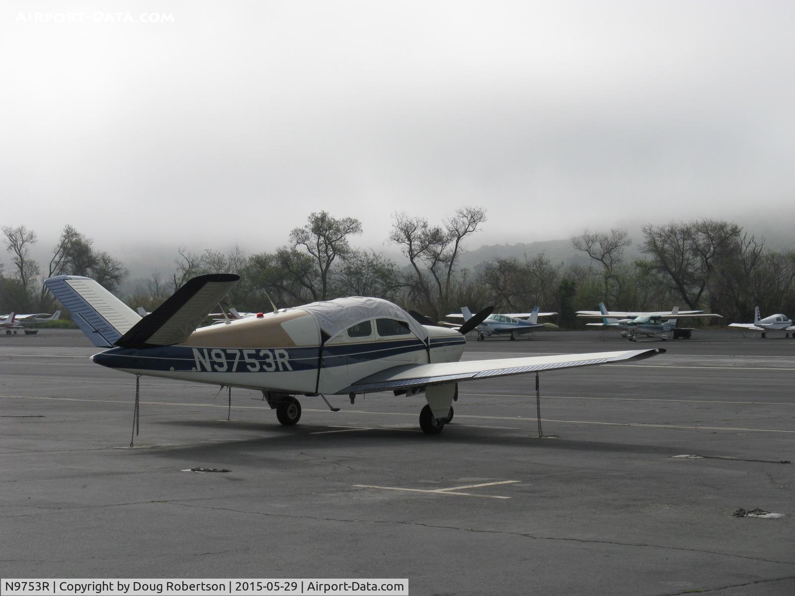 N9753R, 1960 Beech M35 Bonanza C/N D-6241, 1960 Beech M35 BONANZA, Continental IO-470-C 250 Hp