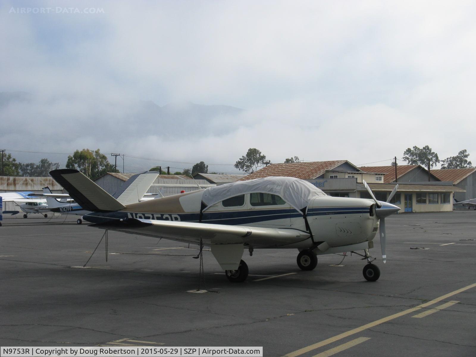 N9753R, 1960 Beech M35 Bonanza C/N D-6241, 1960 Beech M35 BONANZA, Continental IO-470-C 250 Hp