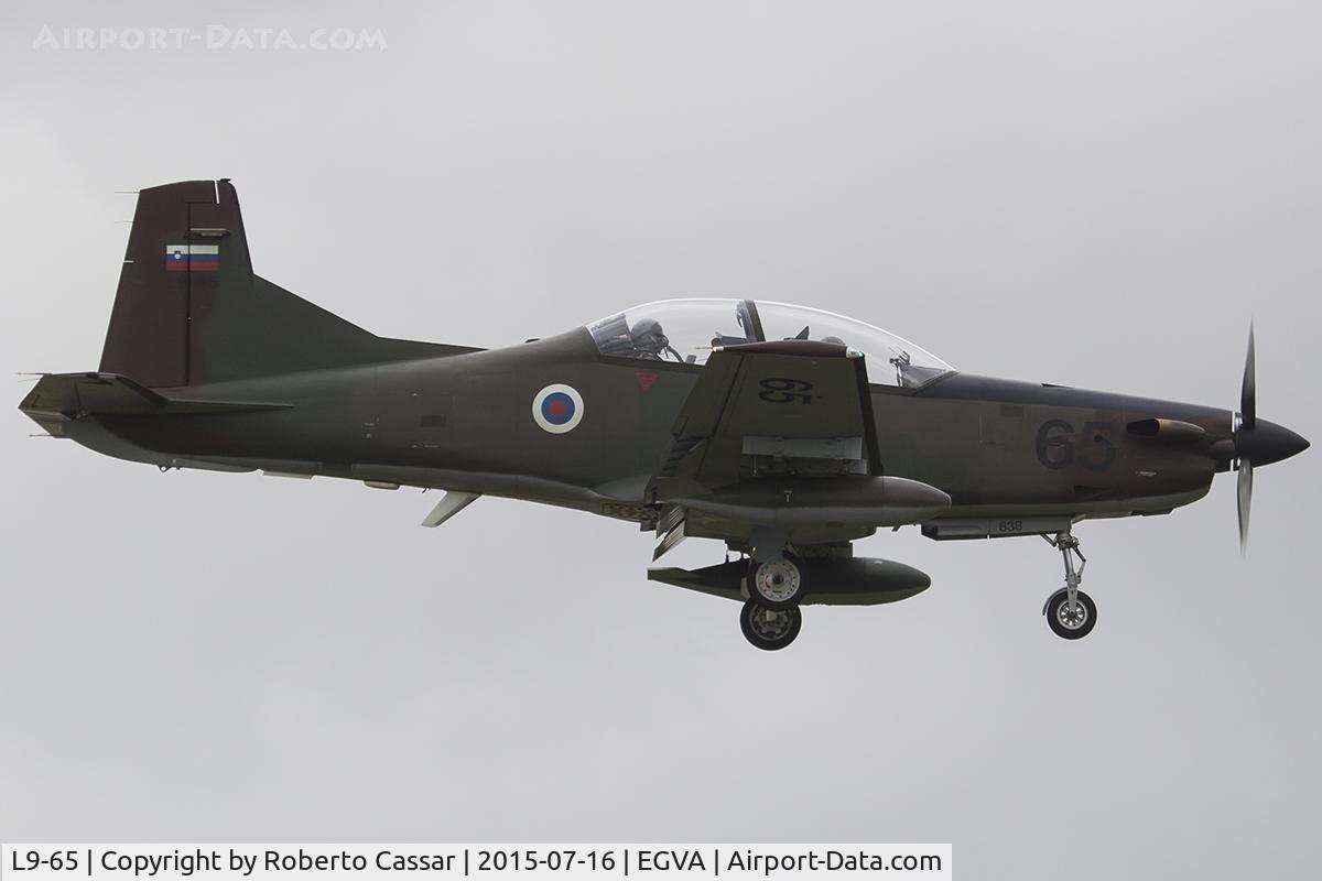 L9-65, Pilatus PC-9M Hudournik C/N 638, Fairford