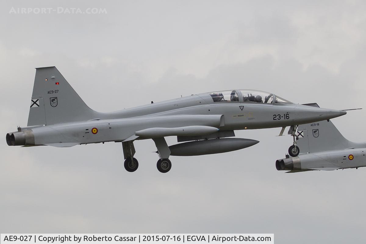 AE9-027, Northrop (CASA) SF-5B(M) Freedom Fighter C/N 2027, Fairford