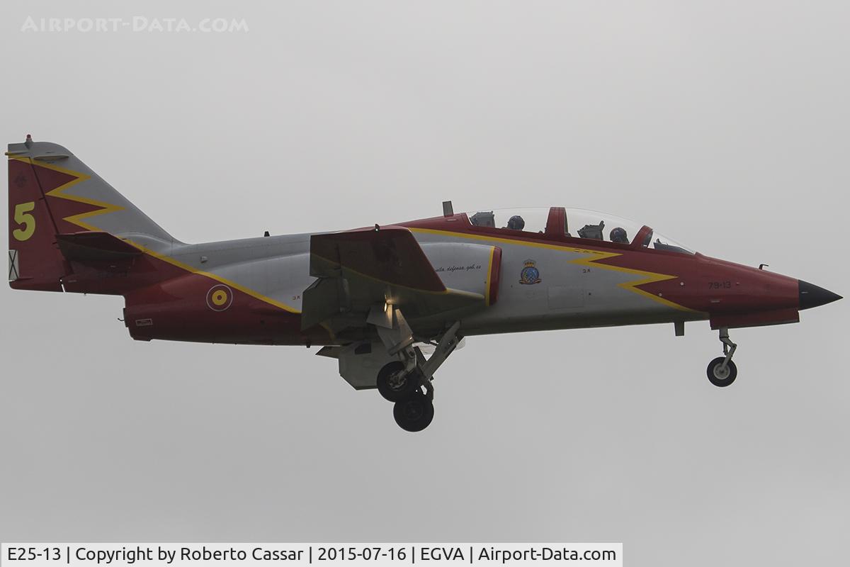 E25-13, CASA C-101EB Aviojet C/N EB01-13-013, Fairford
