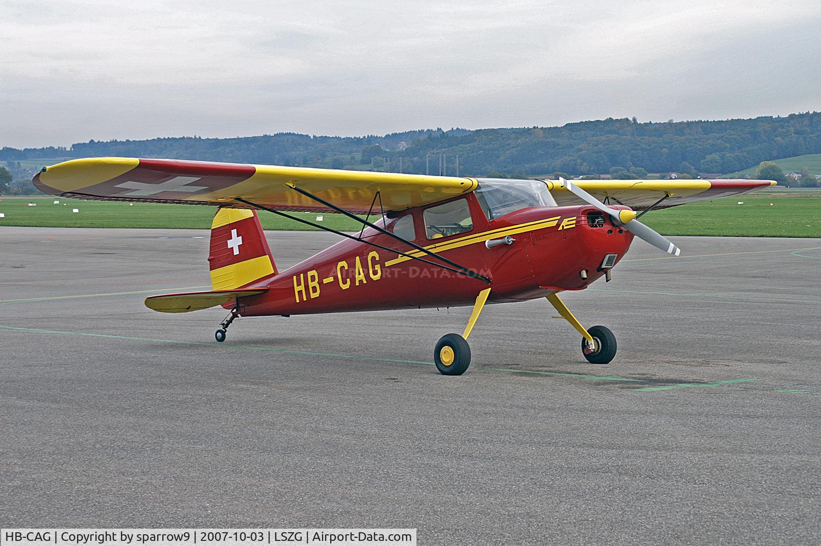 HB-CAG, 1947 Cessna 140 C/N 14236, new paint-scheme