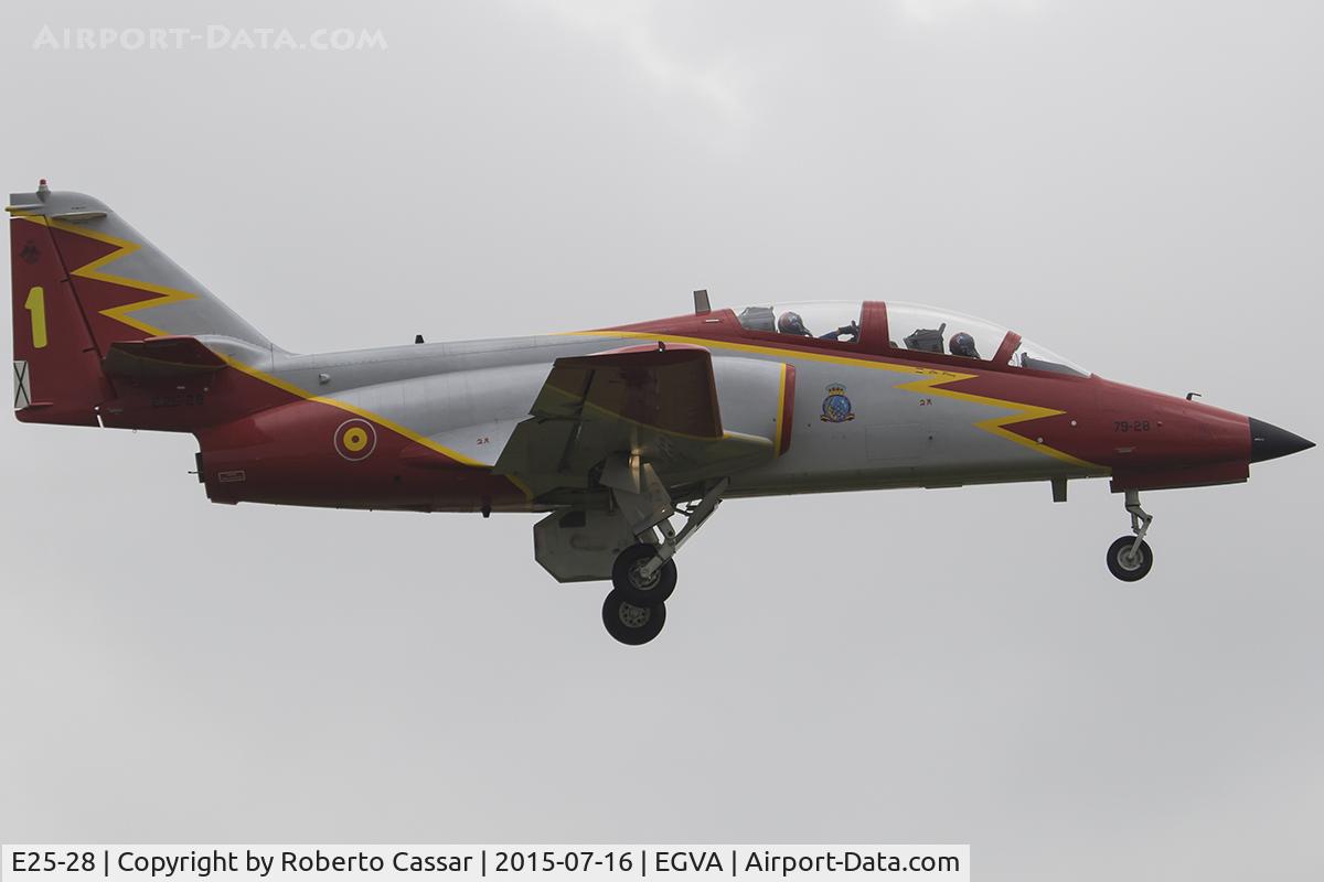 E25-28, CASA C-101EB Aviojet C/N EB01-28-028, Fairford