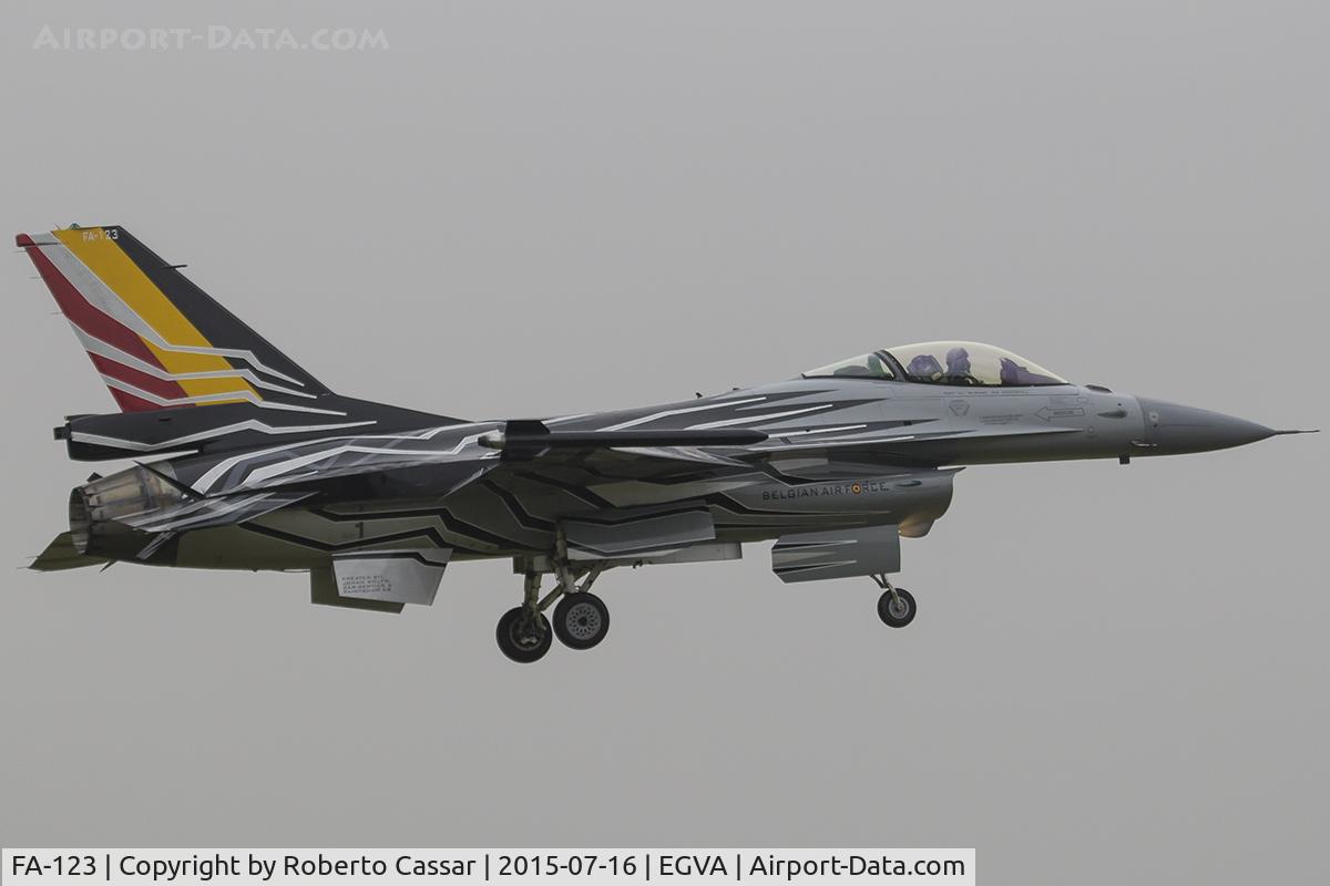 FA-123, SABCA F-16AM Fighting Falcon C/N 6H-123, Fairford