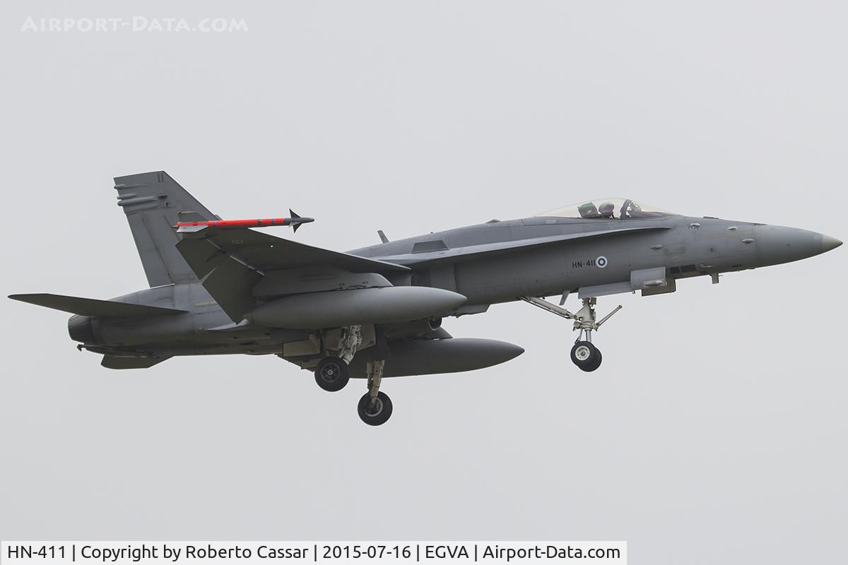 HN-411, McDonnell Douglas F/A-18C Hornet C/N 1355, Fairford