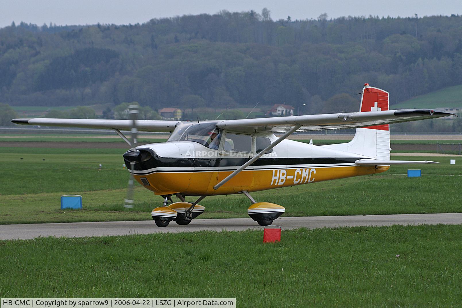 HB-CMC, 1959 Cessna 175 Skylark C/N 56111, back to hangar