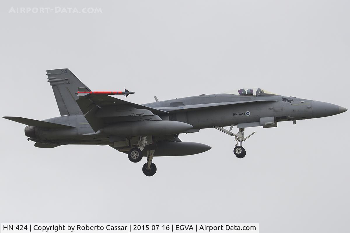 HN-424, McDonnell Douglas F-18C Hornet C/N 1421, Fairford