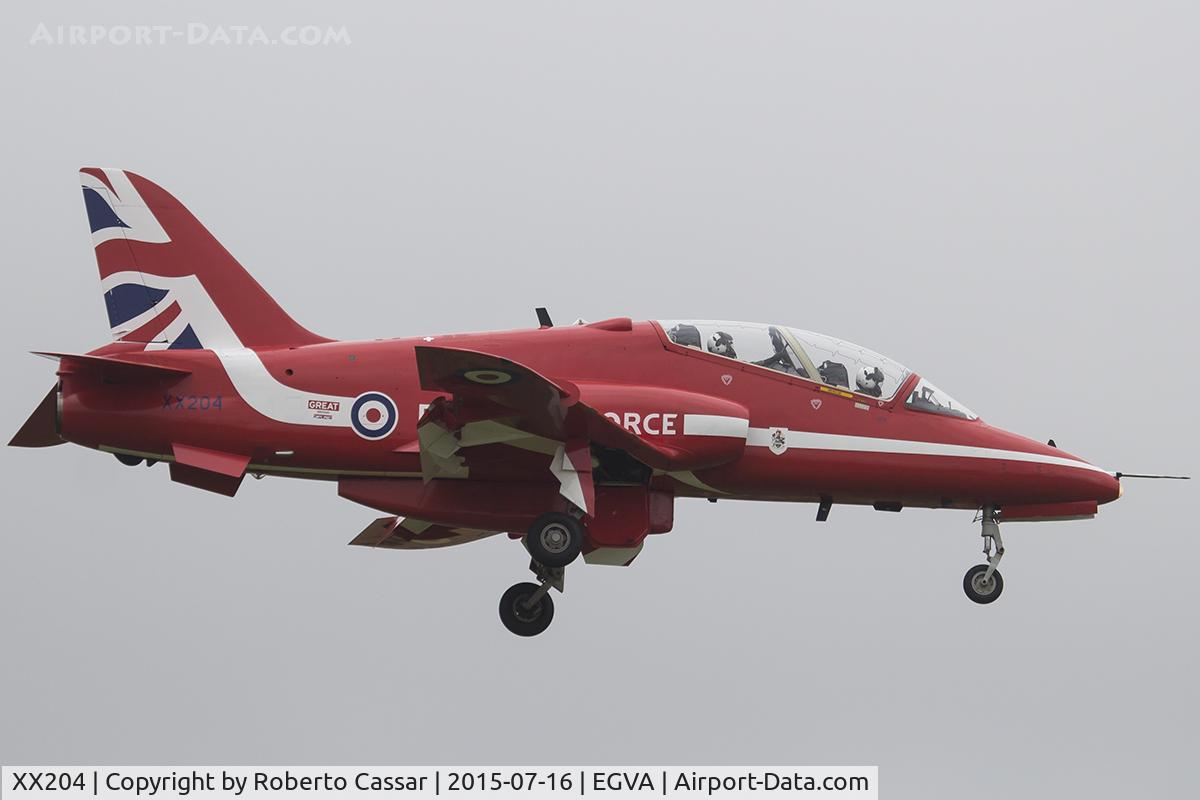 XX204, 1978 Hawker Siddeley Hawk T.1A C/N 051/312051, Fairford