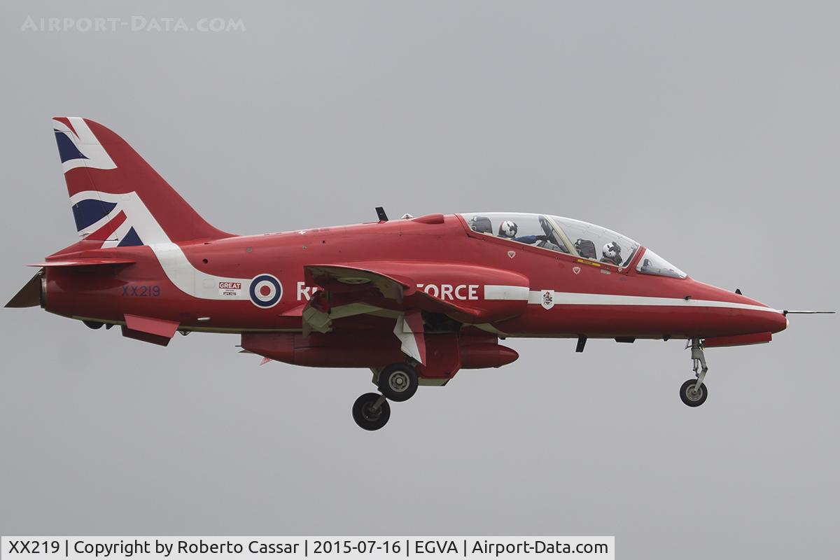 XX219, 1978 Hawker Siddeley Hawk T.1A C/N 055/312055, Fairford