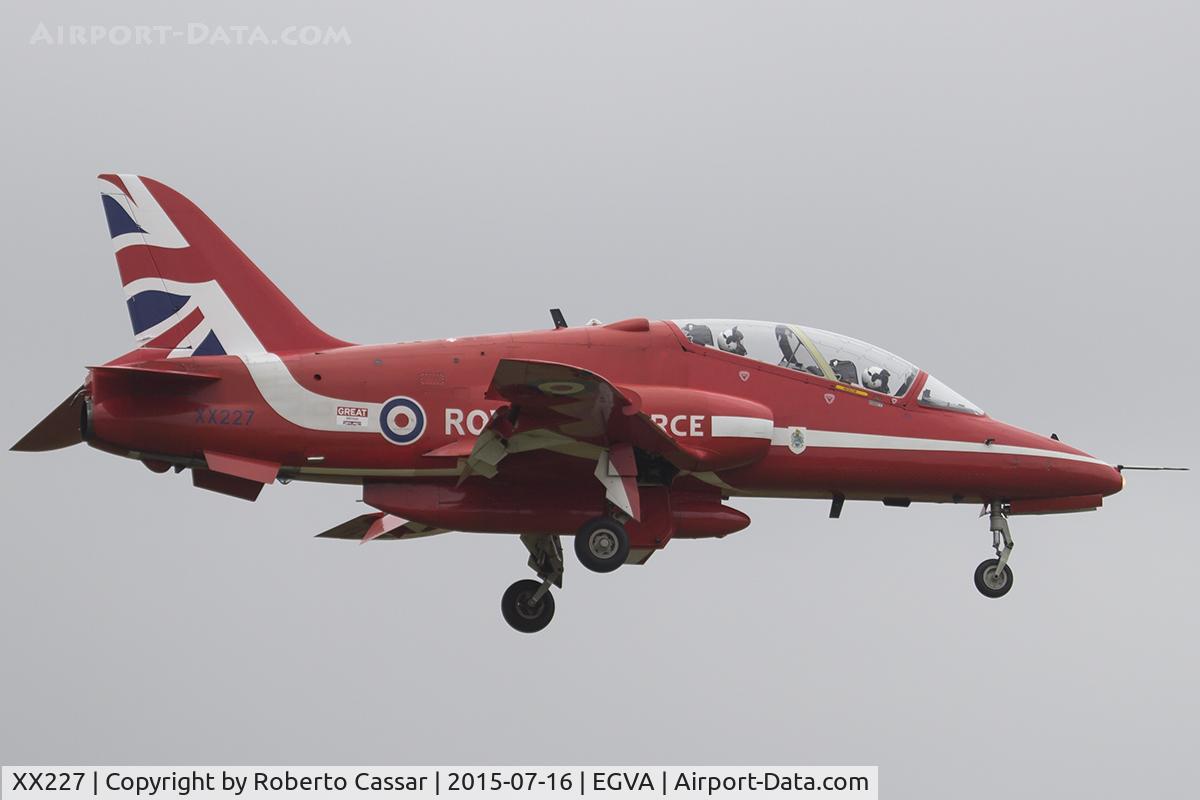 XX227, 1978 Hawker Siddeley Hawk T.1A C/N 063/312063, Fairford
