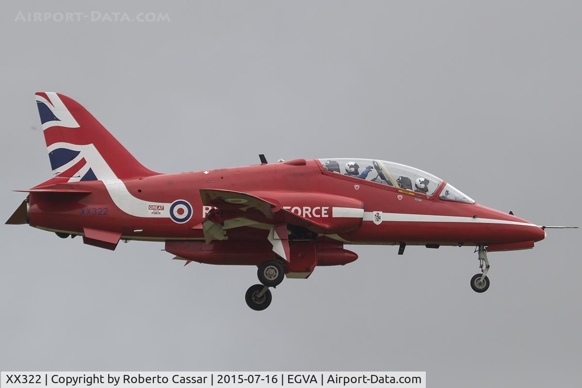 XX322, 1980 Hawker Siddeley Hawk T.1A C/N 165/312147, Fairford