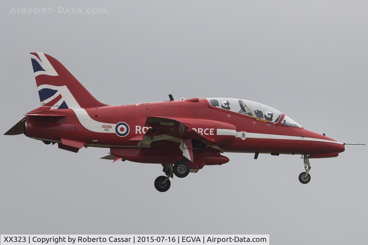 XX323, 1980 Hawker Siddeley Hawk T.1 C/N 167/312148, Fairford