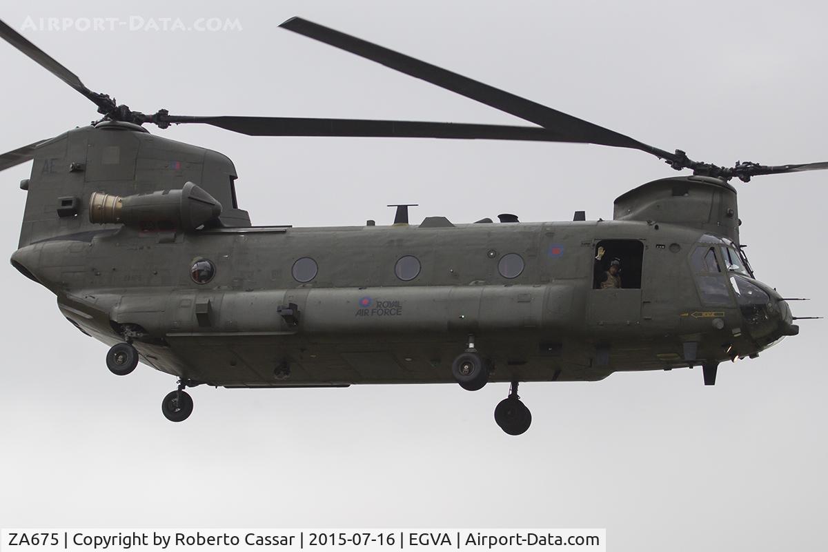 ZA675, Boeing Vertol Chinook HC.2 C/N M/A006/B-822/M7009, Fairford