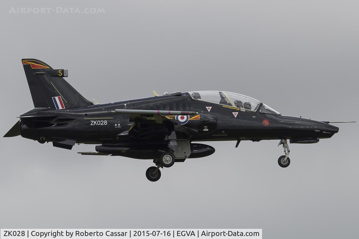 ZK028, 2009 British Aerospace Hawk T2 C/N RT019/1257, Fairford