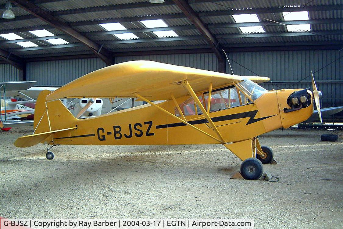 G-BJSZ, 1944 Piper L-4H Grasshopper (J3C-65D) C/N 11874, Piper J-3C-65 Cub [12047] Enstone~G 17/03/2004