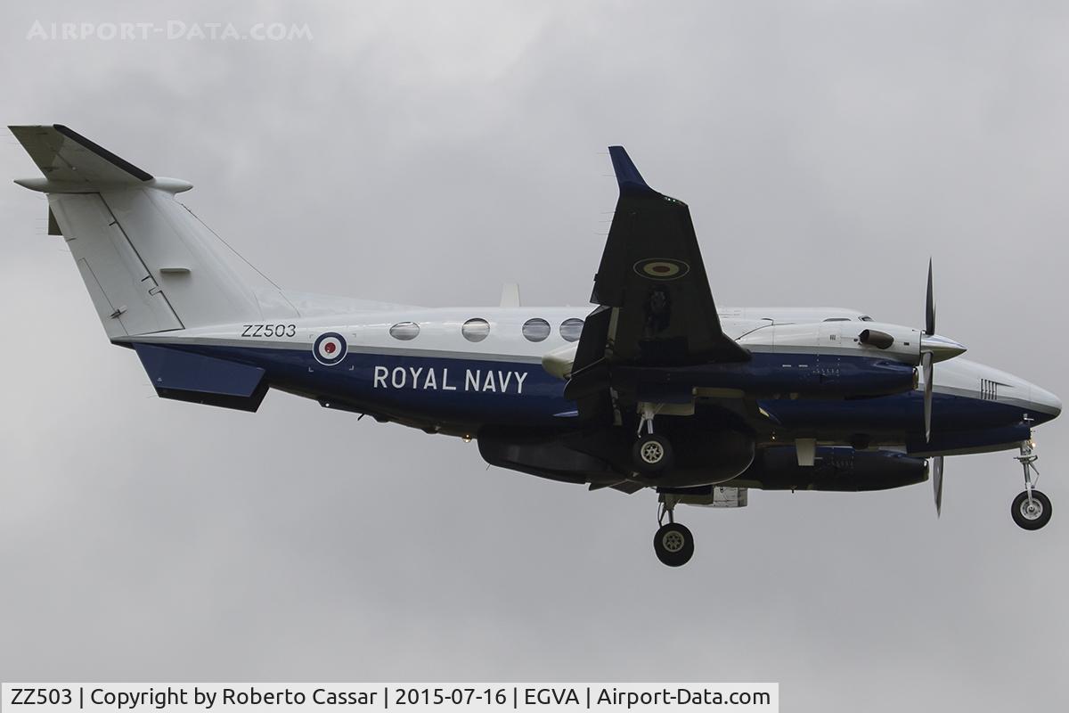 ZZ503, 2008 Hawker Beechcraft B350CER Avenger T1 C/N FL633, Fairford