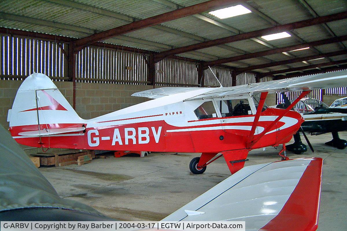 G-ARBV, 1957 Piper PA-22-160 Tri Pacer C/N 22-5836, Piper PA-22-160 Tri-Pacer [22-5836] Oaksey Park~G 17/03/2004