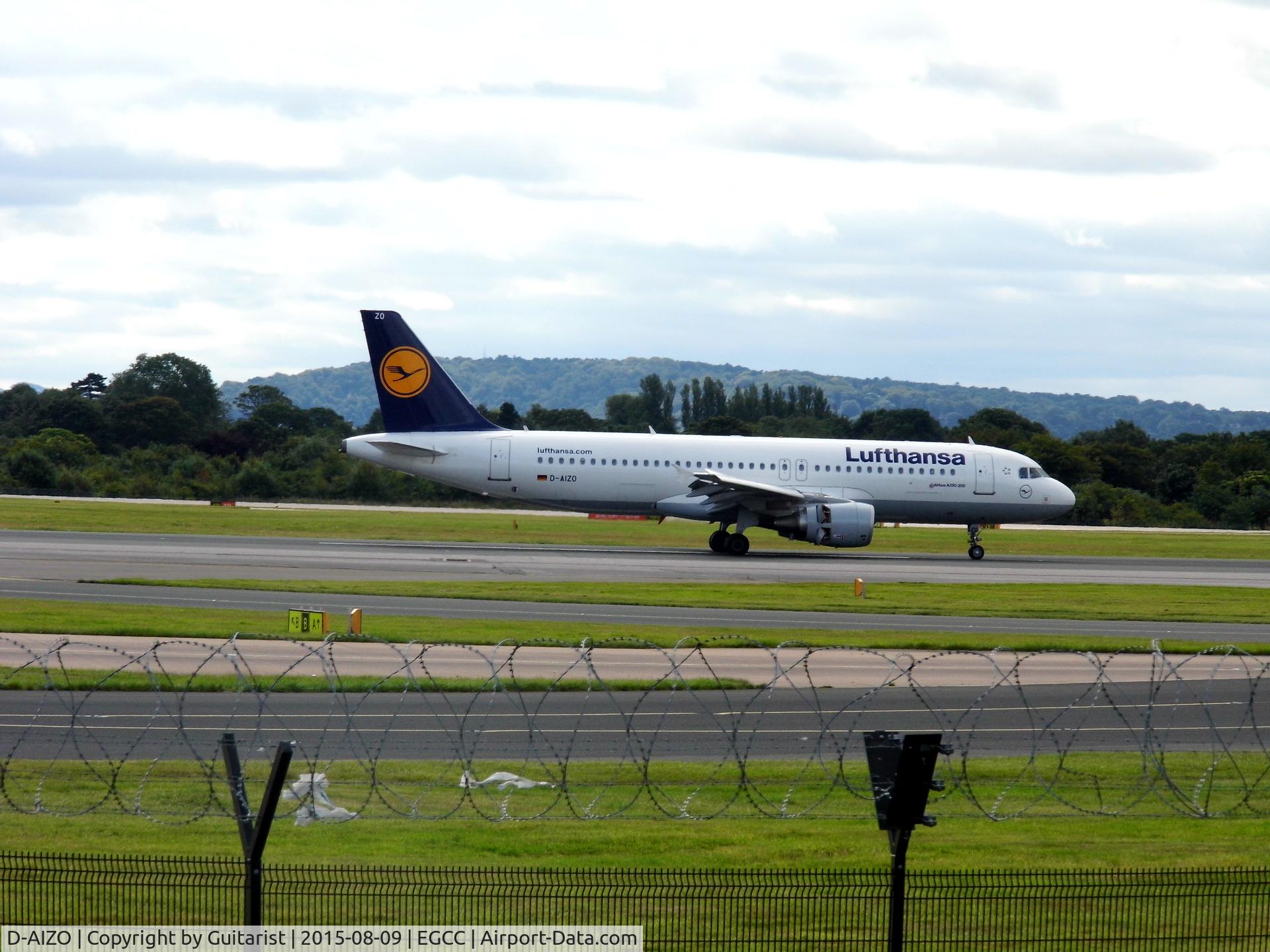 D-AIZO, 2012 Airbus A320-214 C/N 5441, At Manchester