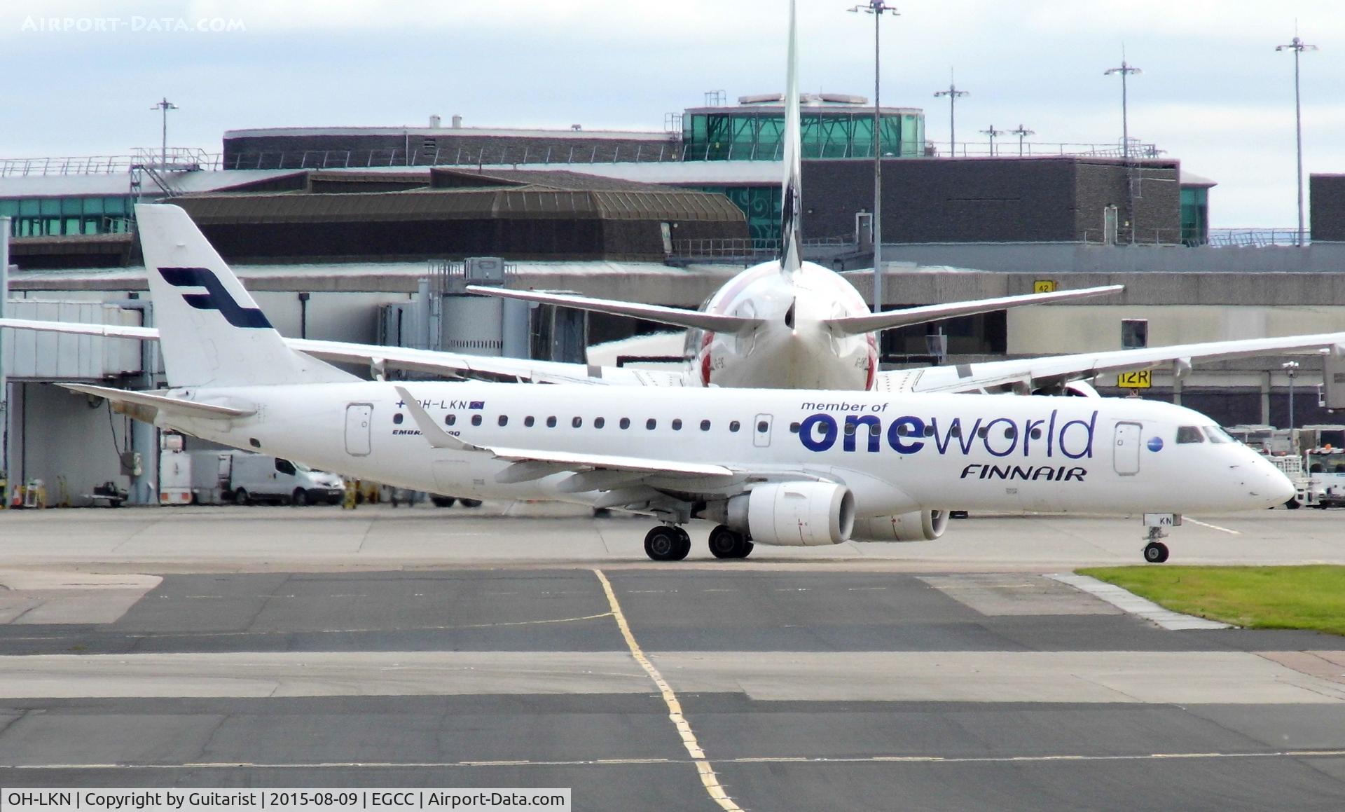 OH-LKN, 2009 Embraer 190LR (ERJ-190-100LR) C/N 19000252, At Manchester