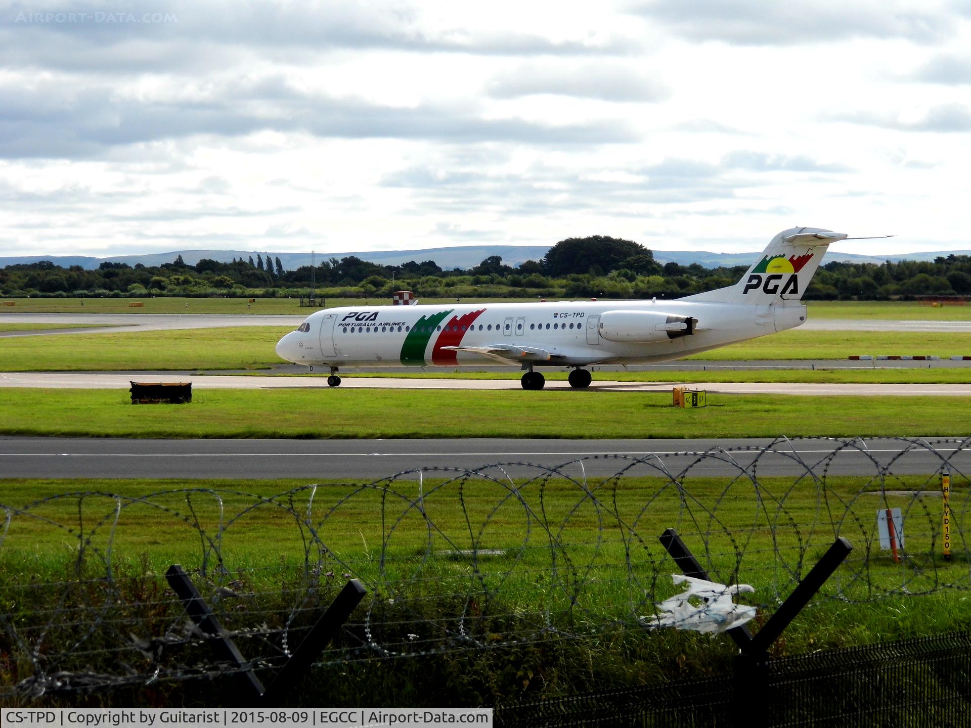 CS-TPD, 1991 Fokker 100 (F-28-0100) C/N 11317, At Manchester