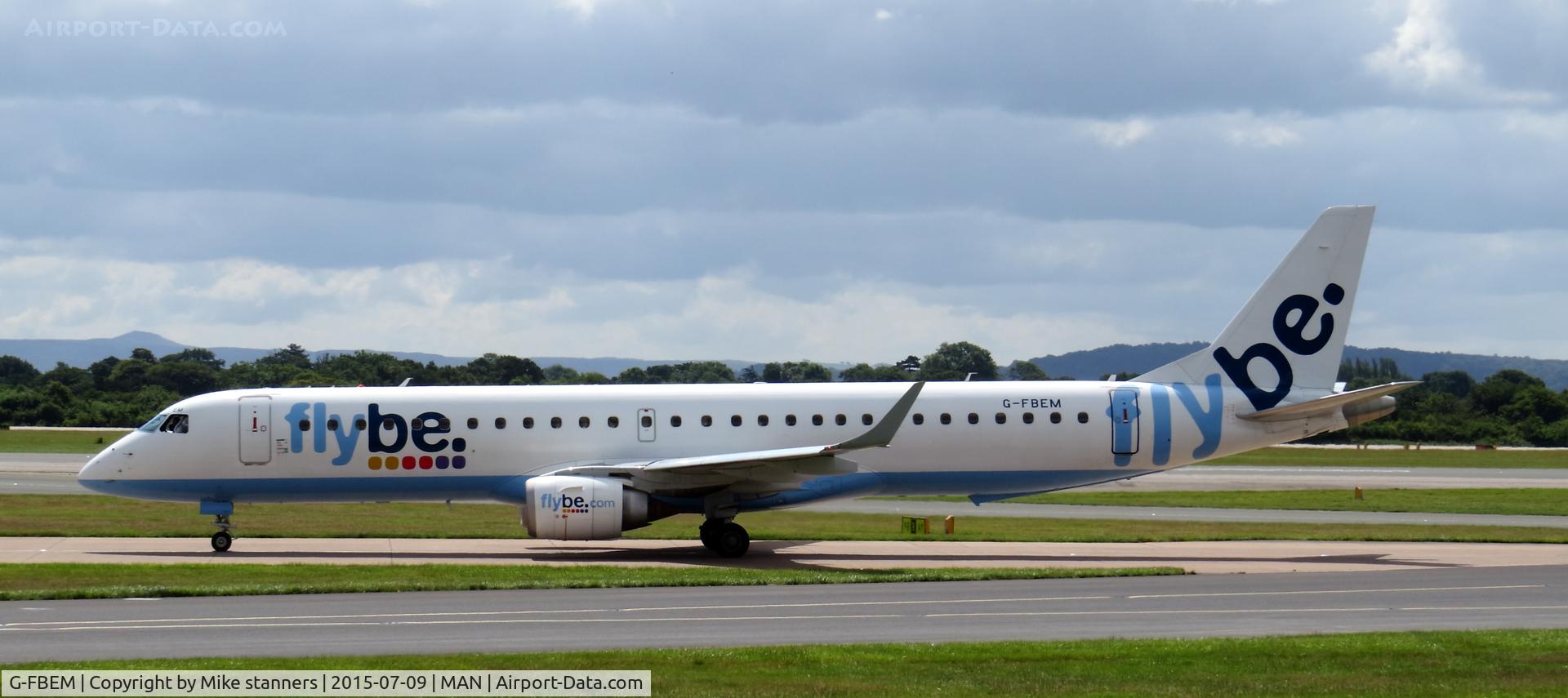 G-FBEM, 2008 Embraer 195LR (ERJ-190-200LR) C/N 19000204, Flybe EMB-190-200