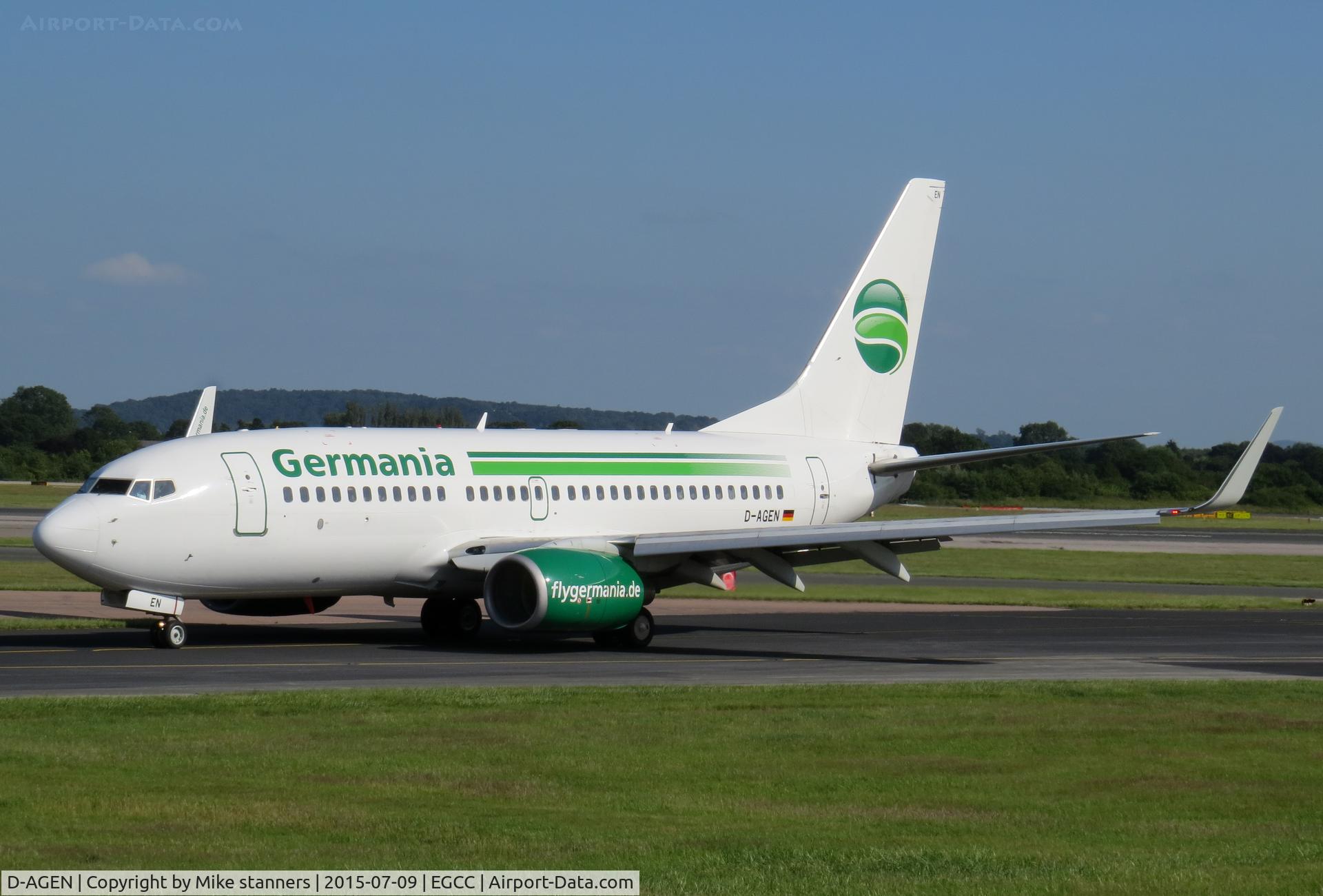 D-AGEN, 1998 Boeing 737-75B C/N 28100, 