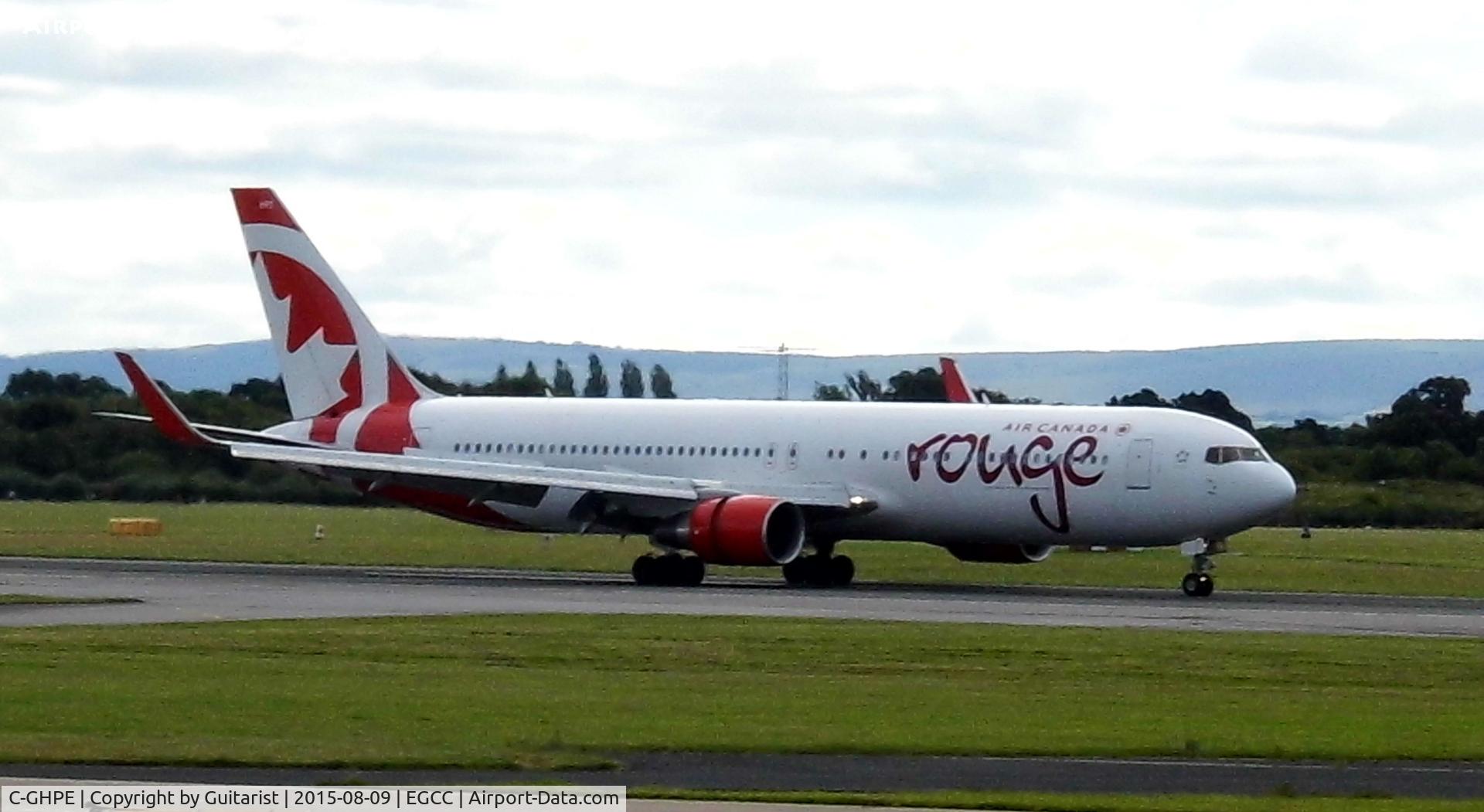 C-GHPE, 2003 Boeing 767-33A/ER C/N 33423, At Manchester