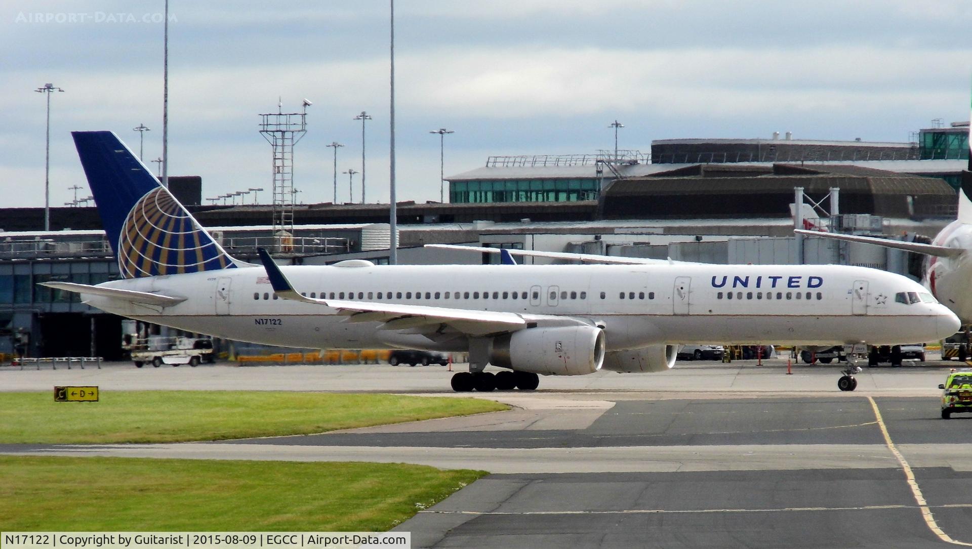 N17122, 1997 Boeing 757-224 C/N 27564, At Manchester