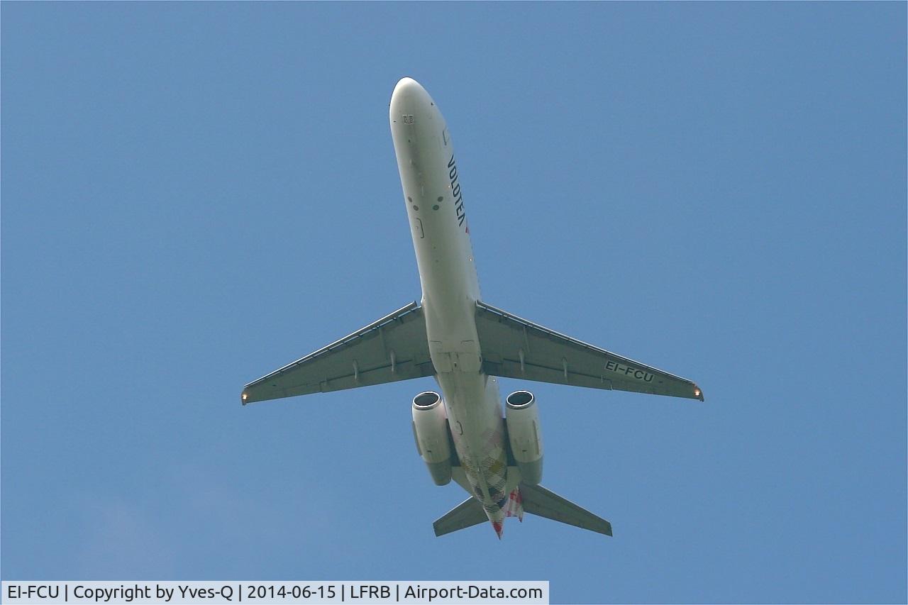 EI-FCU, 2005 Boeing 717-2BL C/N 55190, Boeing 717-2BL, Take off rwy 07R, Brest-Bretagne airport (LFRB-BES)