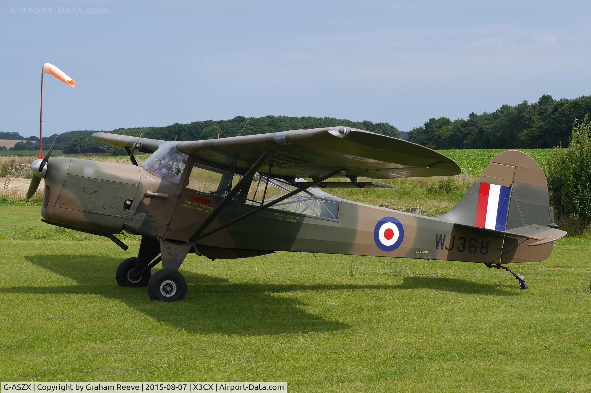 G-ASZX, 1964 Beagle A-61 Terrier C/N B.3742, Parked at Northrepps.