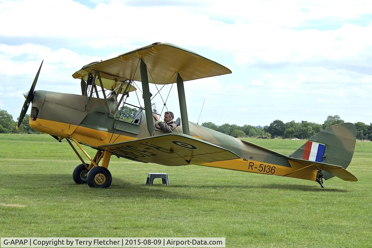 G-APAP, 1940 De Havilland DH-82A Tiger Moth II C/N 83018, G-APAP (R5136), 1940 De Havilland DH-82A, c/n: 83018 at Darley Moor