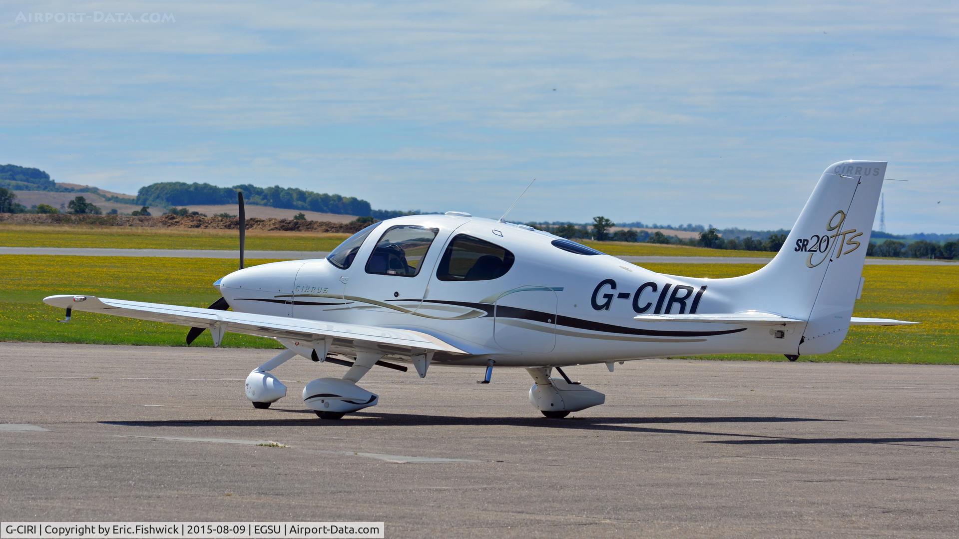 G-CIRI, 2007 Cirrus SR20 C/N 1791, 1. G-CIRI visiting The Imperial War Museum, Duxford, Cambridgeshire.