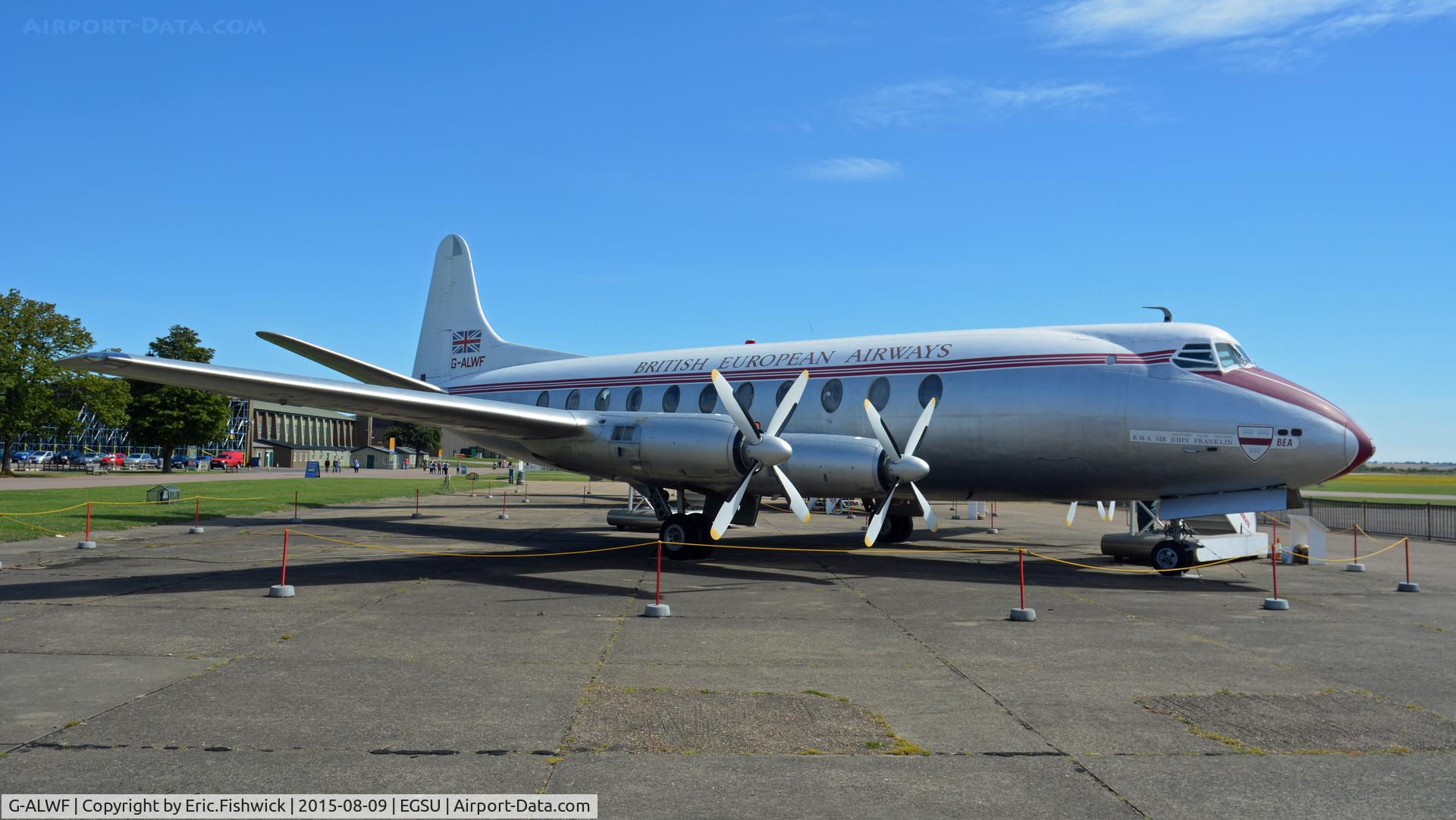 G-ALWF, 1952 Vickers Viscount 701 C/N 005, 3. G-ALWF at The Imperial War Museum, Duxford, Cambridgeshire.