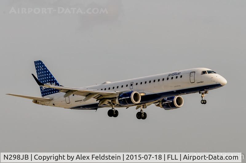 N298JB, 2009 Embraer 190AR (ERJ-190-100IGW) C/N 19000249, Ft. Lauderdale