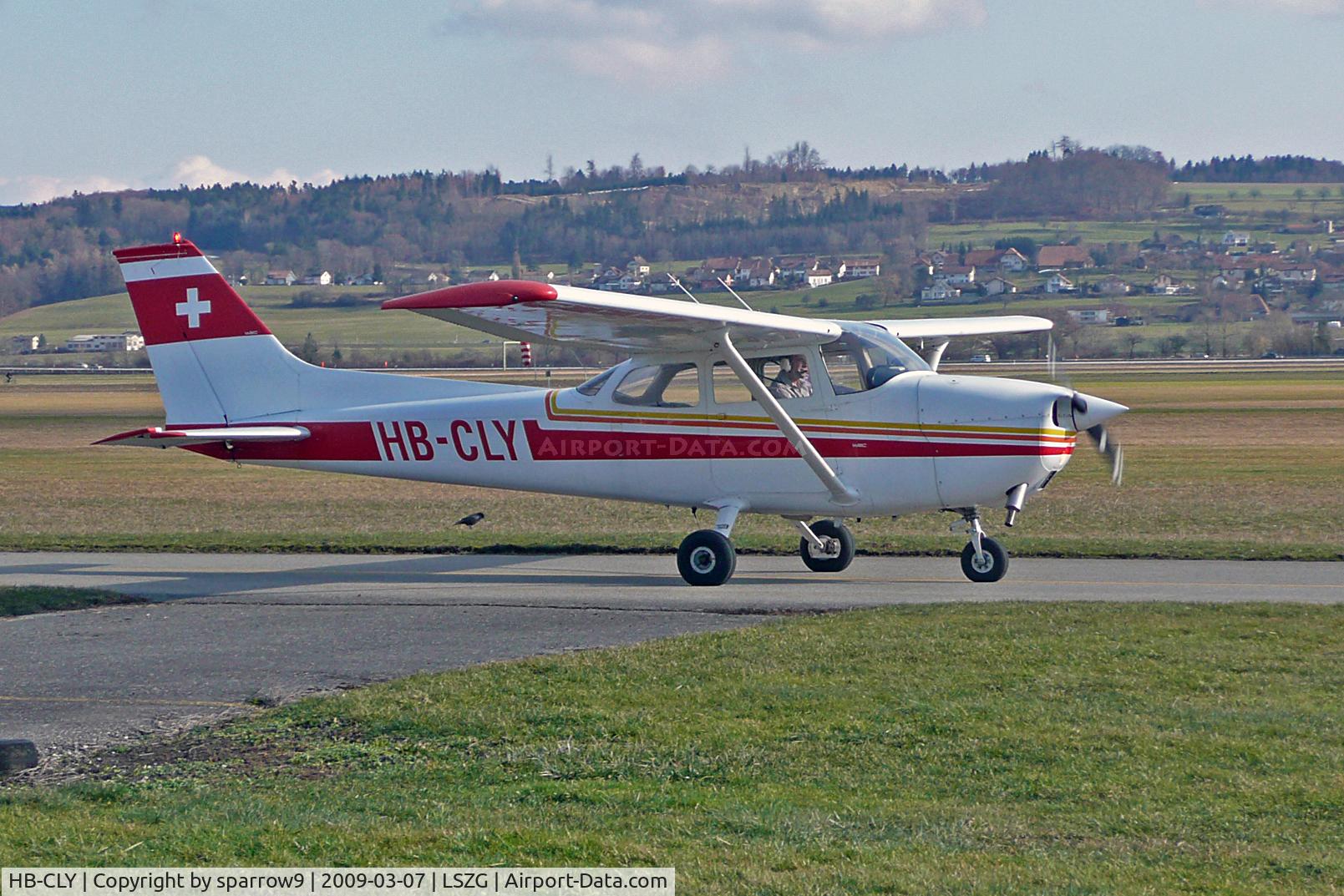 HB-CLY, 1973 Reims F172M Skyhawk C/N 0976, rare visitor