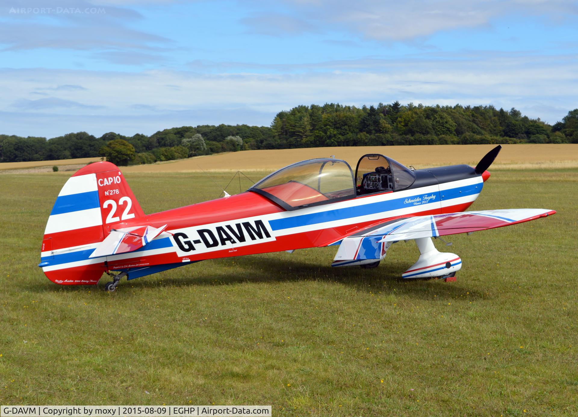 G-DAVM, 1998 Mudry CAP-10B C/N 278, Mudry CAP10B at Popham. Ex N73AE