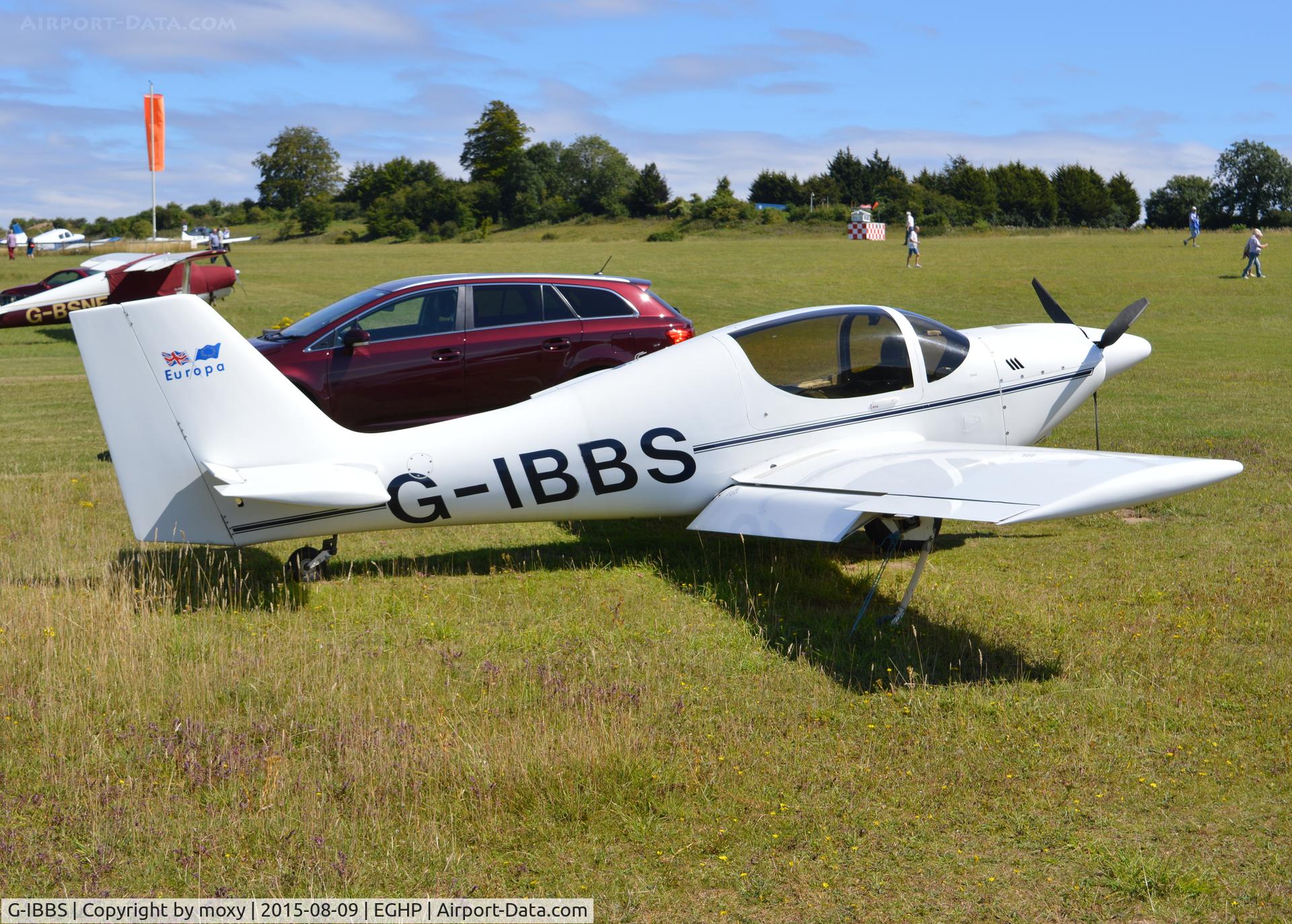 G-IBBS, 1997 Europa Monowheel C/N PFA 247-12745, Europa Monowheel at Popham.